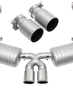 SOUL 05-08 Porsche 987.1 Cayman / Boxster Performance Exhaust - Straight Cut Sig Satin Tips