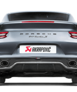 Alternative view of Akrapovic 16-17 Porsche 911 Turbo/Turbo S (991.2) Rear Carbon Fiber Diffuser - High Gloss