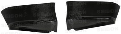 Alternative view of Seibon 08-09 Mitsubishi Evo X OEM style Carbon Fiber Rear Lip