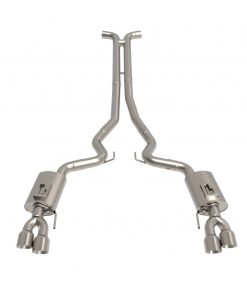 Kooks 2018+ Mustang 5.0L 4V Conv/Coupe Cat-back Exhaust Connect to OEM Conn Point Polished Tips