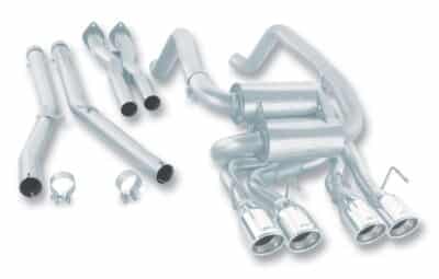 Alternative view of Borla 05-08 C6 6.0L/6.2L Corvette S-Type Cat-Back System w/ X-Pipe