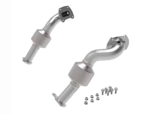 aFe Twisted Steel Down Pipe 409SS w/ Cat 16-17 Toyota Tacoma V6-3.5L