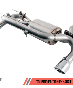 AWE Tuning BMW F22 M235i / M240i Touring Edition Axle-Back Exhaust - Diamond Black Tips (90mm)