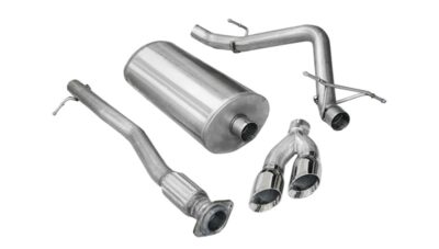 Alternative view of Corsa 11-13 Chevrolet Silverado Crew Cab/Short Bed 1500 6.2L V8 Polished Sport Cat-Back Exhaust