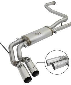 aFe Rebel Series 3in SS Cat-Back Exhaust System w/ Polished Tip 04-15 Nissan Titan V8 5.6L