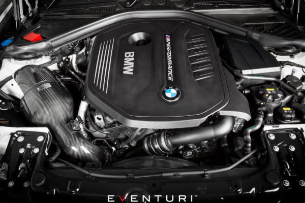 Alternative view of Eventuri BMW F Chassis B58 M140i/M240i/M340i - Black Carbon Intake