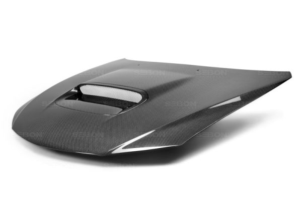Alternative view of Seibon 08-09 Subaru WRX/STi OEM Carbon Fiber Hood