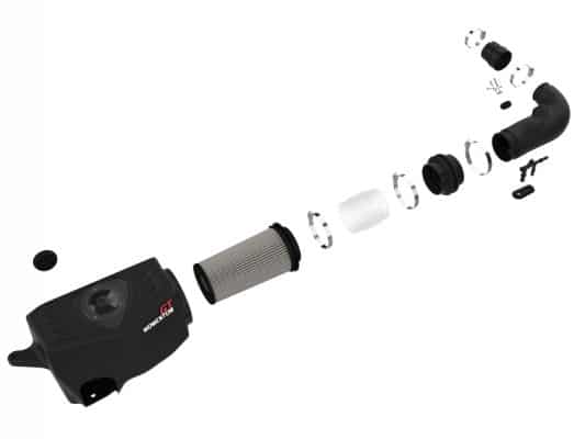 Alternative view of aFe POWER Momentum GT Pro Dry S Intake System 17-21 Alfa Romeo Giulia L4-2.0L (t)