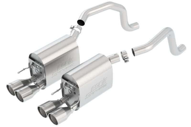 Borla 09-12 Corvette Coupe/Conv 6.2L 8cyl 6spd RWD inS-Type IIin Exhaust (rear section only) - Image 3