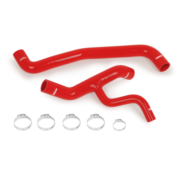 Alternative view of Mishimoto 97-04 Ford F-150 5.4L V8 (w/o Oil Cooler) Red Silicone Radiator Hose Kit