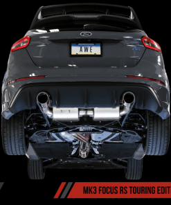 AWE Tuning Ford Focus RS Touring Edition Cat-back Exhaust - Non-Resonated - Diamond Black Tips