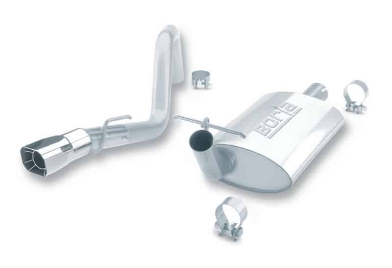 Borla 91-95 Jeep Wrangler YJ 4.0L 6cyl 4WD 2Dr SS Single Rigth Rear Exit Cat-Back Exhaust - Image 3