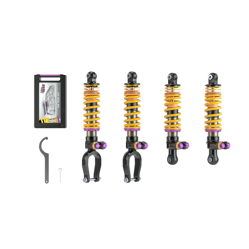 KW Coilover Kit V5 2014+ Lamborghini Huracan (Incl Spyder) w/ NoseLift / w/o Elec. Dampers - Image 2