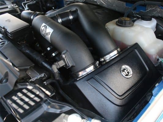 Alternative view of aFe MagnumFORCE Intake System Cover Stage-2 P5R 11-13 Ford F-150 EcoBoost V6-3.5L (tt)