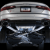 AWE Tuning Audi B9 RS 5 Sportback Track Edition Resonated for Perf Cats Exhaust w/Diamond Black Tips