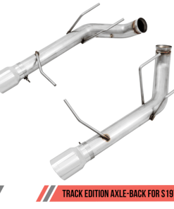 AWE Tuning S197 Mustang GT Axle-back Exhaust - Track Edition (Chrome Silver Tips)
