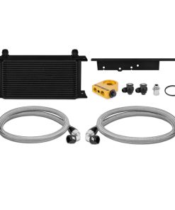 Mishimoto 03-09 Nissan 350Z / 03-07 Infiniti G35 (Coupe Only) Oil Cooler Kit - Thermostatic Black