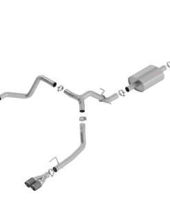 Borla 2019 Chevy Silverado 1500 5.3L V8 CC SB 147.4in WB S-Type Cat-Back w/ Quad CF Round Tips