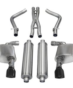 Corsa 12-13 Dodge Charger SRT-8 6.4L V8 Black Xtreme Cat-Back Exhaust