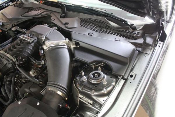 JLT 15-17 Ford Mustang Roush Supercharged 5.0L Black Textured Master Cylinder Cover