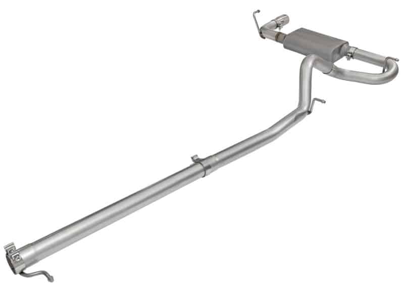 aFe Scorpion 2-1/2in Aluminized Steel Cat Back Exhaust 07-17 Jeep Wrangler V6-3.6/3.8L (4 Dr) - Image 3