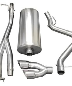 Alternative view of Corsa 03-06 Chevrolet Silverado Short Bed SS 6.0L V8 Polished Sport Cat-Back Exhaust