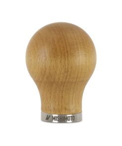 Mishimoto Round Steel Core Wood Shift Knob - Beech