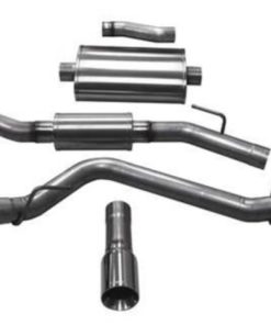 Alternative view of Corsa 2020 Jeep Gladiator JT 3.0in Cat-Back Single Touring Side Exit w/ 4.0in Polished Tip