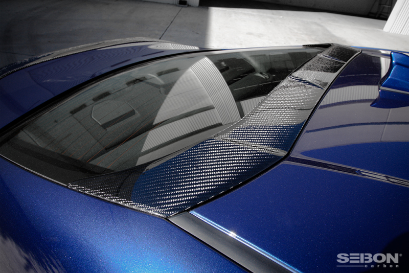 Seibon 12-13 Scion FRS Carbon Fiber Rear Fin Spoiler - Image 5