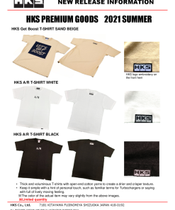 HKS A/R T-SHIRT L/WHITE