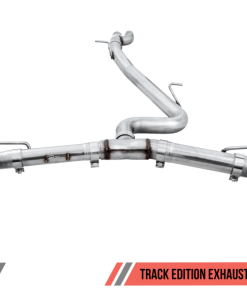 AWE Tuning 18-19 Audi TT RS 8S/RK3 2.5L Turbo Track Edition Exhaust - Diamond Black RS-Style Tips