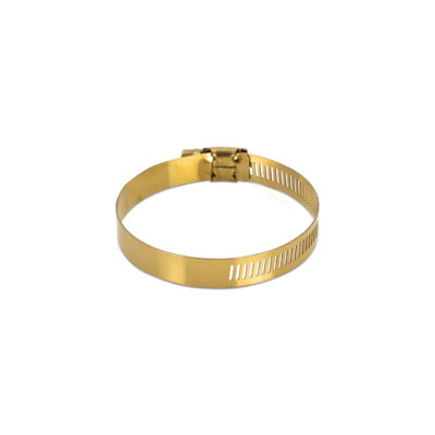 Alternative view of Mishimoto High-Torque Worm Gear Clamp 3.07in.-3.98in. (78mm-101mm) - Pack of 2 - Gold