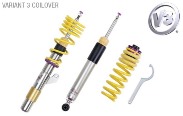 Alternative view of KW 2020+ CLA 35 / CLA 45 C118 Coupe 4Matic 4WD (w/o Electronic Dampers) Coilover Kit V3