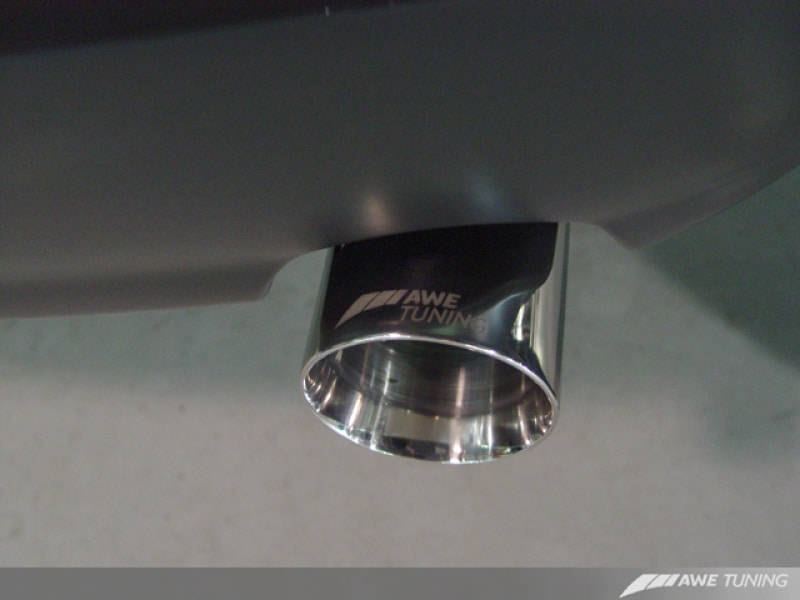 AWE Tuning Audi B6 A4 3.0L Track Edition Exhaust - Polished Silver Tips - Image 3
