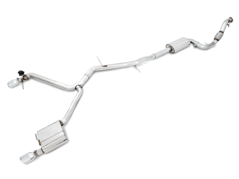 AWE Tuning Audi B9 A5 SwitchPath Exhaust Dual Outlet - Chrome Silver Tips (Includes DP and Remote) - Image 6