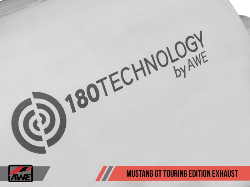AWE Tuning S550 Mustang GT Cat-back Exhaust - Touring Edition (Chrome Silver Tips) - Image 4