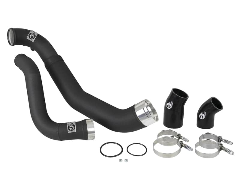 aFe Bladerunner 3.5in-3in Intercooler Cold Side Tube Black - 18-19 Ford F-150 V6-3.0L (td) - Image 4