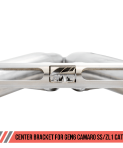 Alternative view of AWE Tuning 16-19 Chevy Camaro SS Non-Res Cat-Back Exhaust - Track Edition (Quad Chrome Silver Tips)