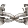 Corsa 2020 Corvette C8 3in Valved Cat-Back 4.5in Pol Quad Tips - Fits Factory Perf Exhaust w/ AFM