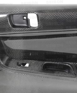 Seibon 08-12 Mitsubishi Evo Carbon Fiber Rear Door Panels