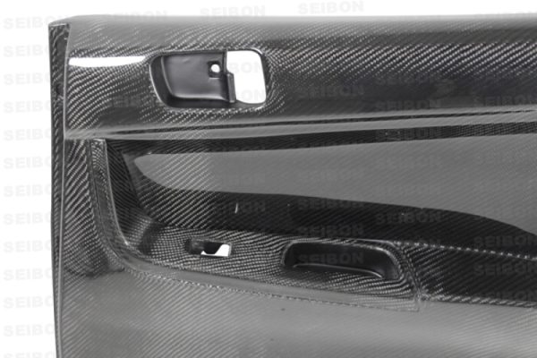 Seibon 08-12 Mitsubishi Evo Carbon Fiber Rear Door Panels