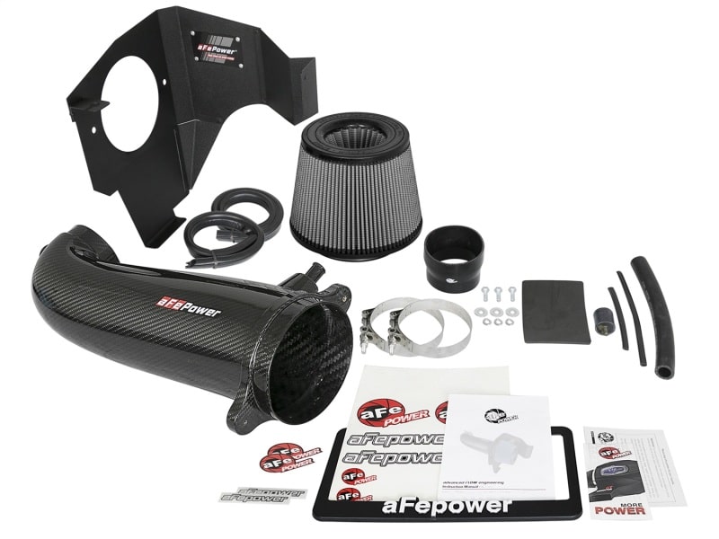 aFe POWER Magnum FORCE Carbon Fiber Stage 2 Track Series Pro Dry S CAIS - 11-18 Dodge Challenger V8 - Image 9