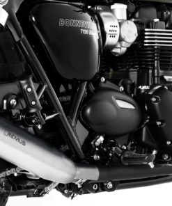 Remus 2016 Triumph Bonneville T120/T120 Black (Euro 4) Tapered Chrome Slip On - Right Side