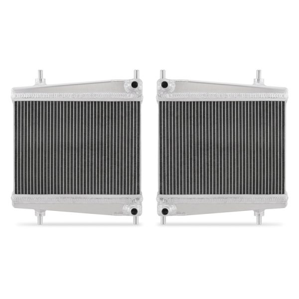Alternative view of Mishimoto 2020+ Toyota Supra Aluminum Auxiliary Radiators