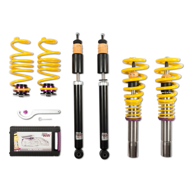 KW Coilover Kit V1 Audi A4 S4 (8K/B8) w/o electronic dampening controlSedan FWD + Quattro - Image 3