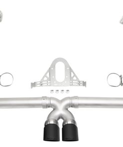 SOUL 17+ Porsche 718 Cayman / Boxster Performance Exhaust - PDK - Slash Cut Satin Black Tips