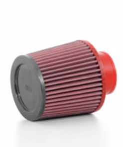 BMC Single Air Universal Conical Filter w/Carbon Top - 90mm Inlet / 140mm H