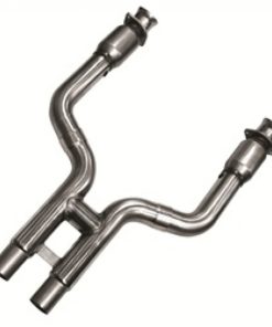 Kooks 07-10 Ford Shelby GT-500 5.4L 4V 3in x 2 1/2in OEM GREEN Cat SS H-Pipe Kooks HDR Req