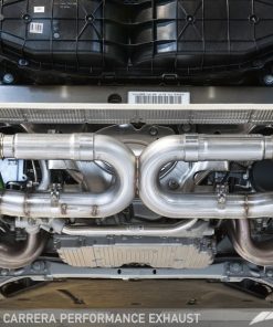 Alternative view of AWE Tuning 991 Carrera Performance Exhaust - Chrome Silver Tips