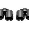 SOUL 12-16 Porsche 991.1 Carrera Base (without PSE) Bolt On Exhaust Tips - Black Chrome